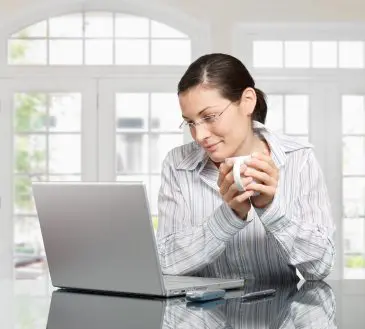 working at home