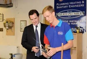 George-Osbourne-and-Pimnlico-apprentice,-Josh-Myers