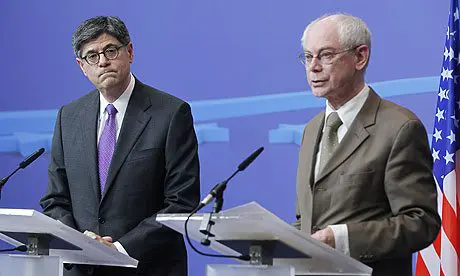 Jack Lew and Herman Van Rompuy