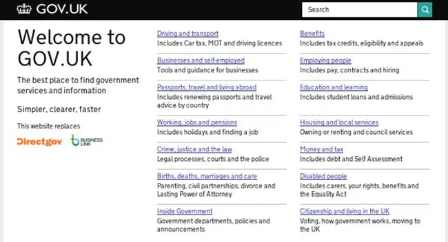 gov.uk-site