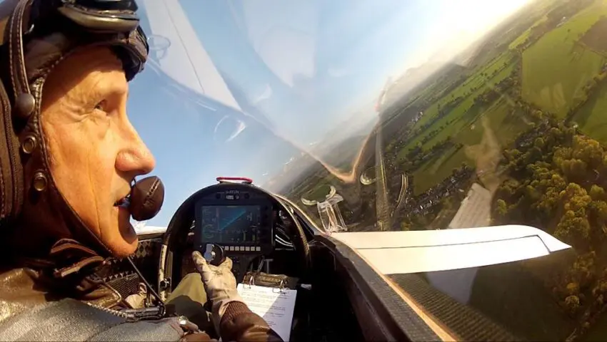 Photo – CockpitView during flight