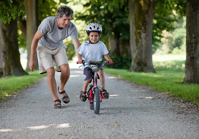 son-on-bike