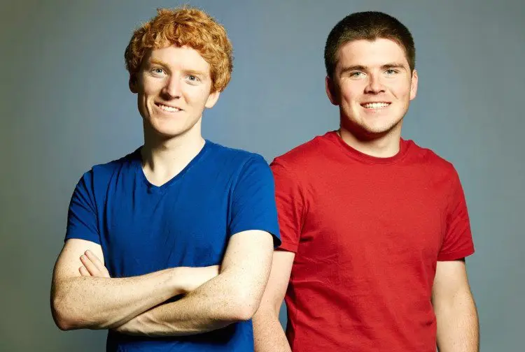 Stripe Co-founders, Patrick and John Collison.
