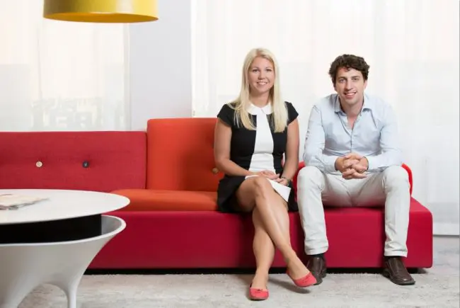 Natural Cycles co-founders Dr Elina Berglund and Dr Raoul Scherwitzl