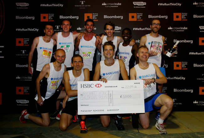 Barclays win Bloomberg Square Mile Relay