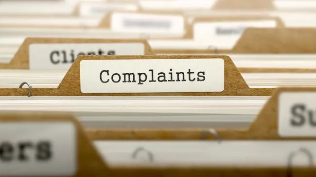 dealing with complaints