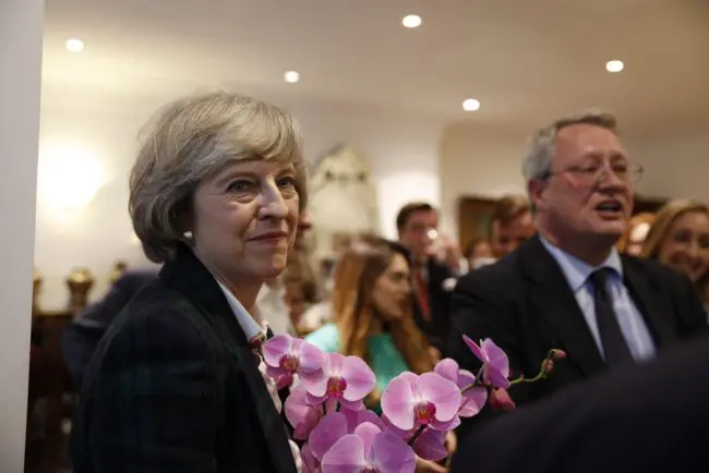 prime minister Theresa May