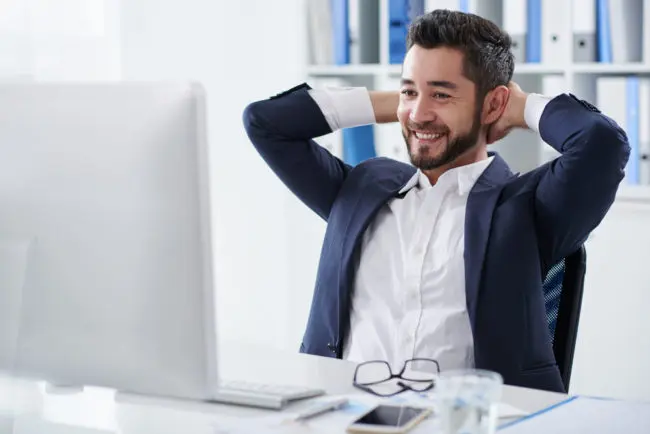 happy entrepreneur