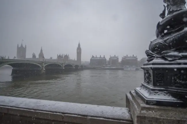 London snow