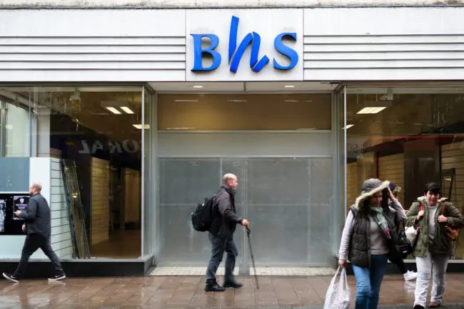 BHS closure
