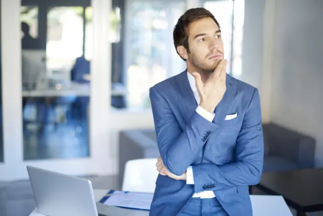 thinking sme worker