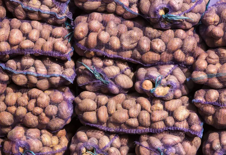 bag of potatoes