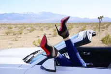 Louboutin red soles