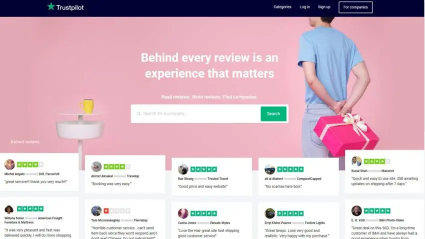 trustpilot reviews