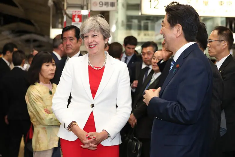 Britains Prime Minister Theresa May