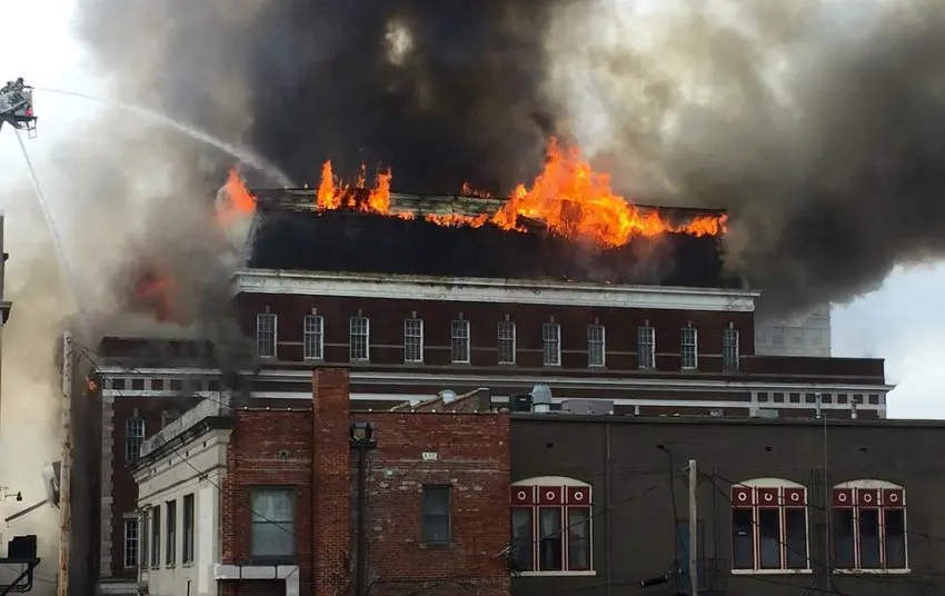 fire at work