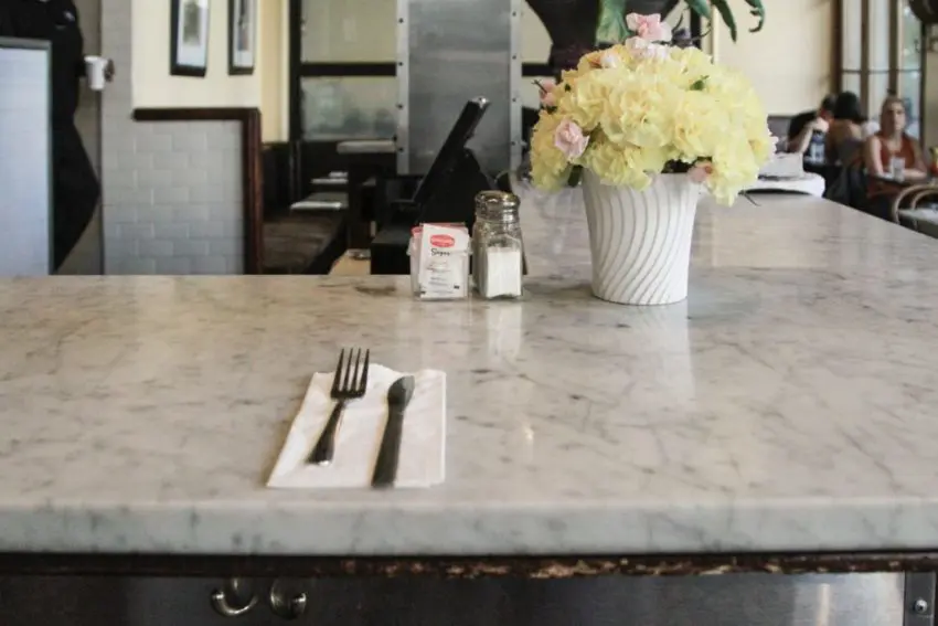 marble top