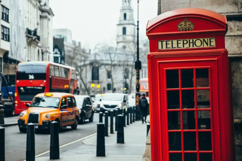 London phone box