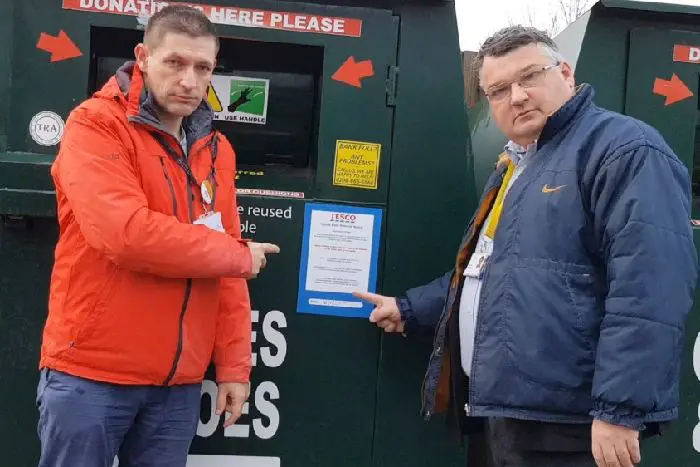 Tesco clothing banks