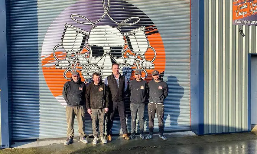 Hydrographics team & Charles Fawcett