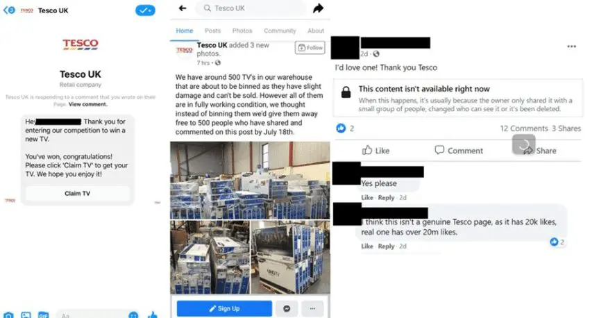 Tesco scam