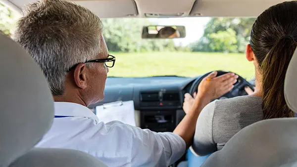 first driving lesson