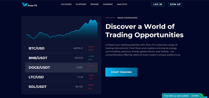 Are you new in the trading market? Want to master the art of earning some extra? Well, Anso FG is your answer. Nobody is afraid to start trading for it gives immense support and resources along with maintaining consumers’ privacy.