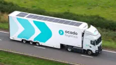 Ocado has begun using zero-emission refrigeration units across its flagship double-deck trailer fleet as part of efforts to cut emissions and reduce costs.