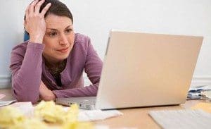 woman on laptop