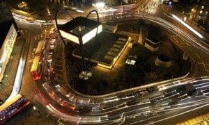 ‘Silicon Roundabout’ in Old Street, east London