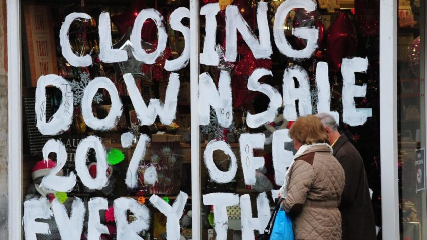Closing down sale