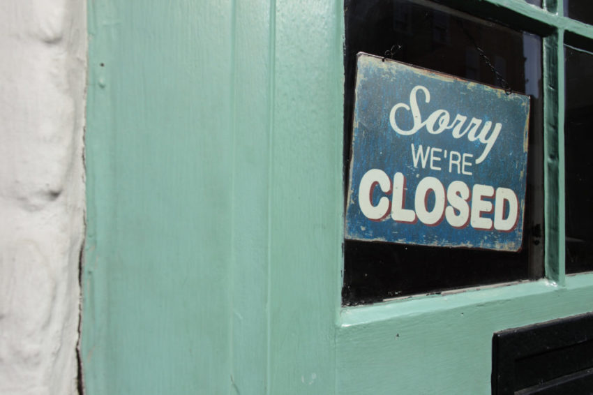 Closed business