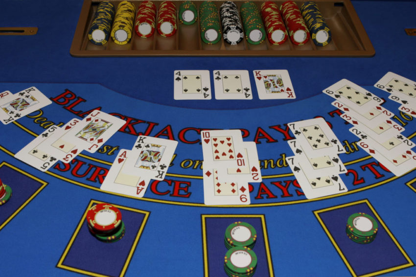 Casino - blackjack table