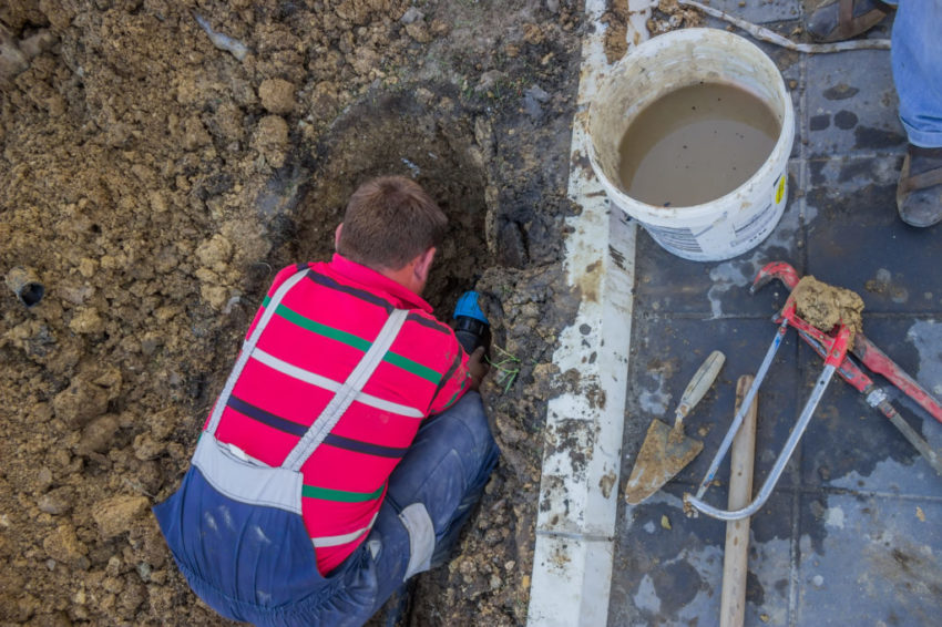 Burst pipe