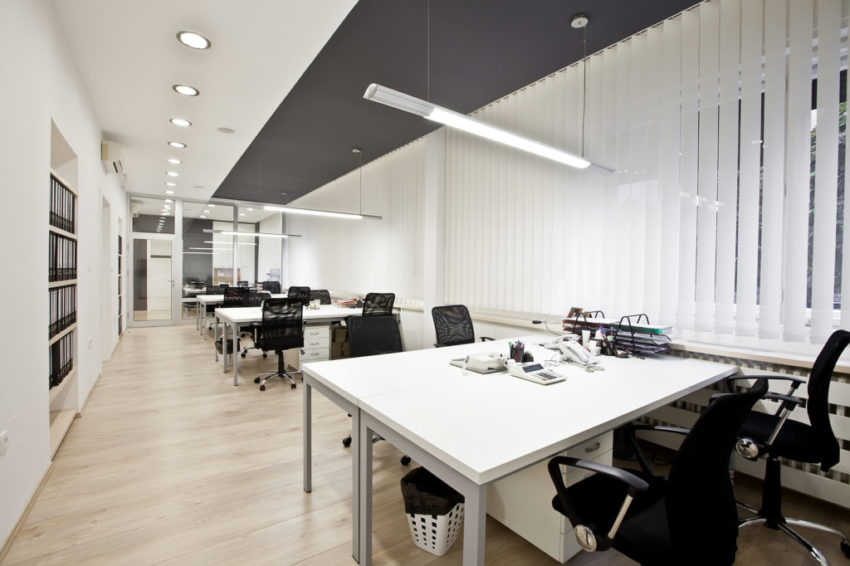 Modern empty office
