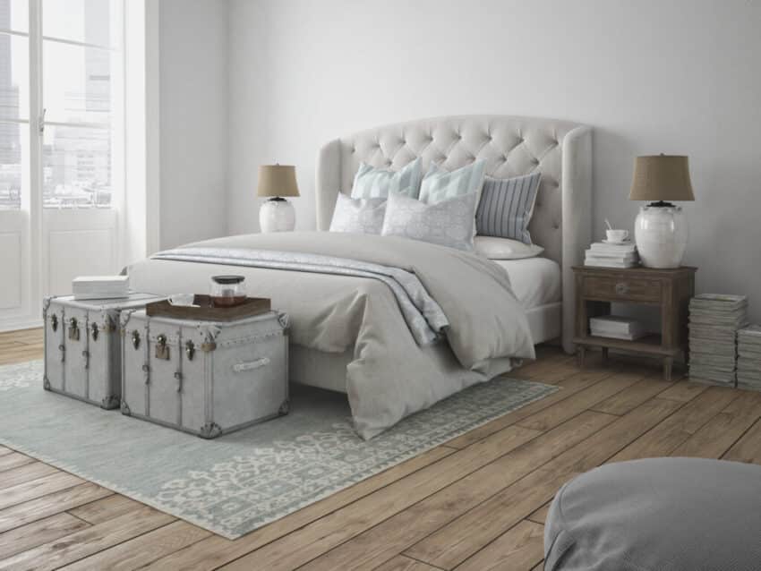 Upholstered bed