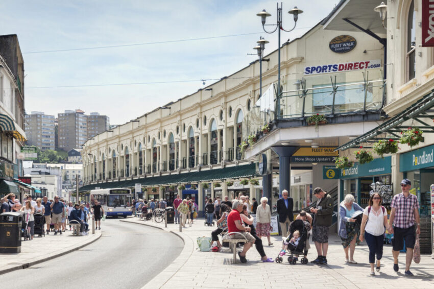 Shopping Torquay Devon UK