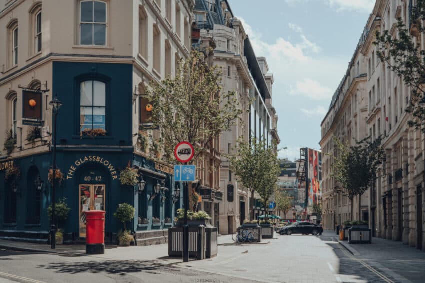 Empty London Street