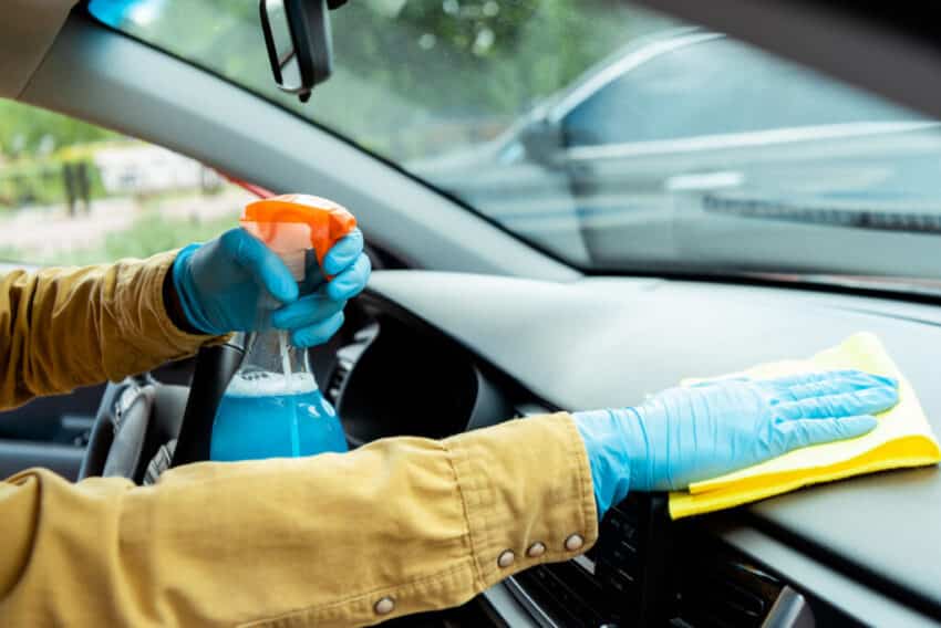 Cleaning car