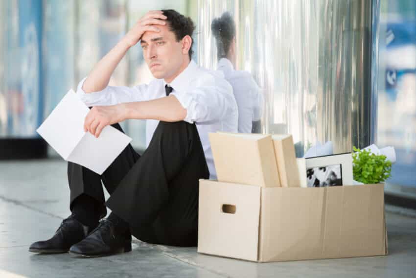 Unemployed man