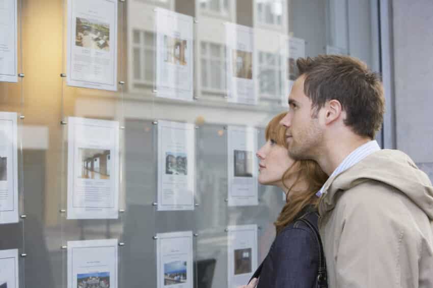 Estate Agents window