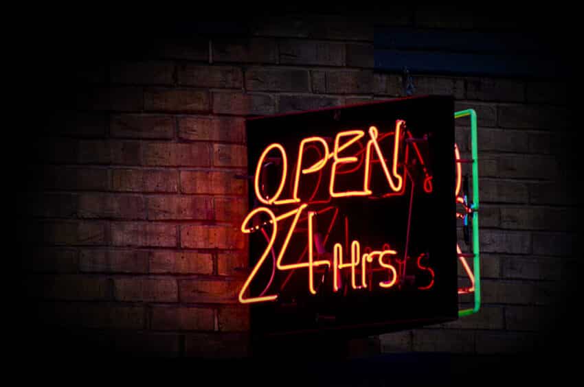 neon sign