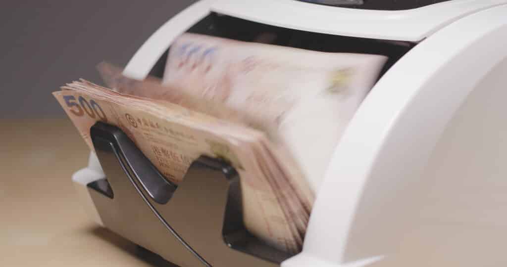 cash counting machine