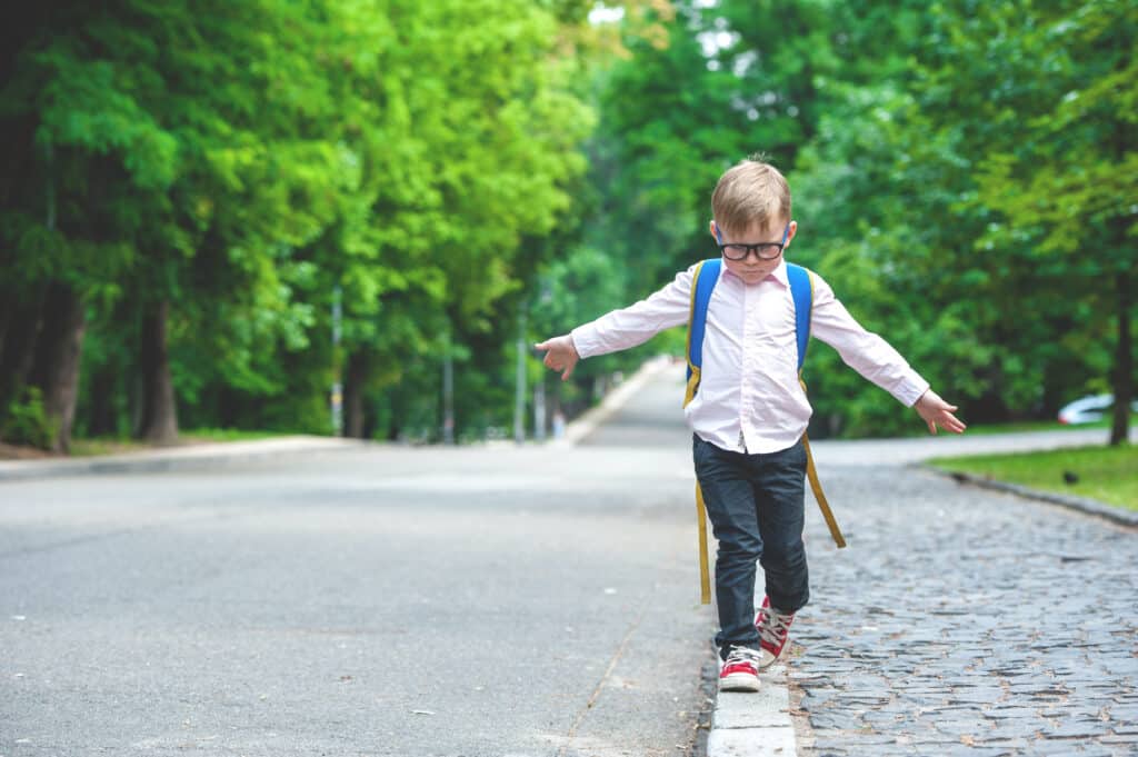 Child on pavement
