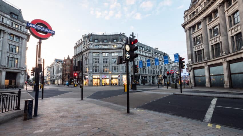 Empty London