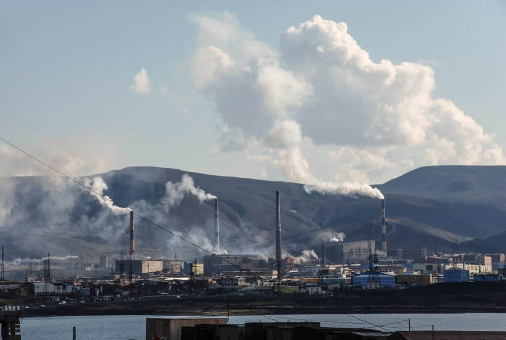 Mining,And,Metallurgical,Plant,Norilsk,Nickel,Aka,Nornickel.,A,Large