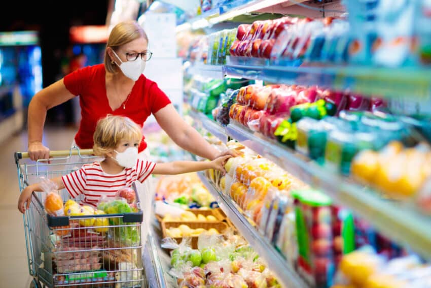 Supermarket shopping