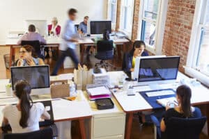 busy office