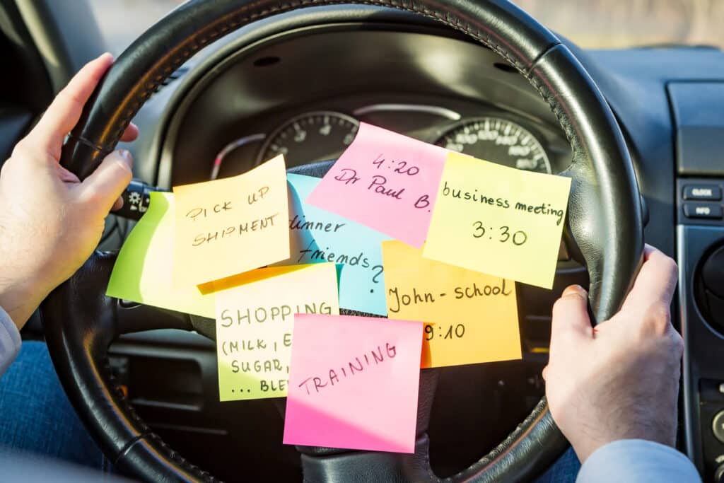 Busy,Work,Do,Post,Notes,List,Chaotic,Stress,Errands,Multitask