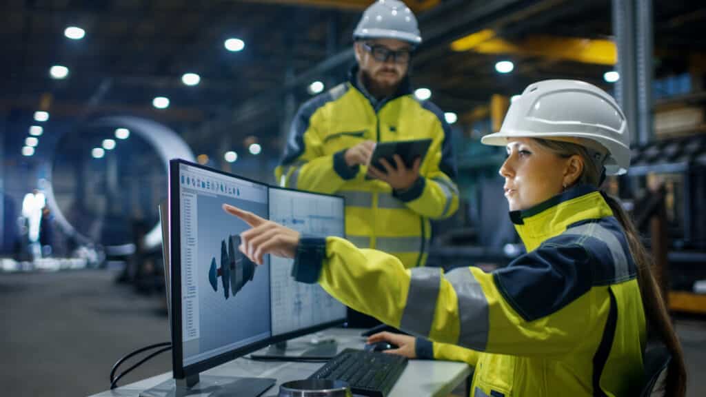 Woman manufacturing
